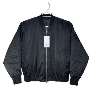 Athleta Black Bomber Jacket